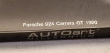 1980 Porsche 924 Carrera GT in Black 1:18 AUTOart Die Cast #78001